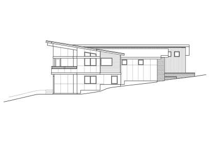 Modern House Plan #035-00834 Elevation Photo