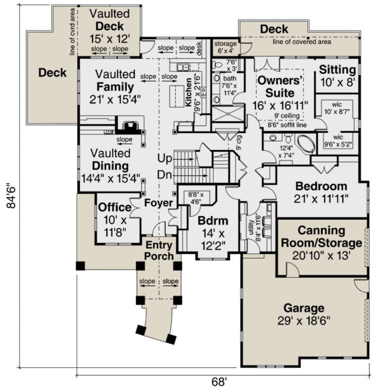 House Plan House Plan #23587 Drawing 1