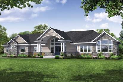 3 Bed, 2 Bath, 3495 Square Foot House Plan - #035-00836