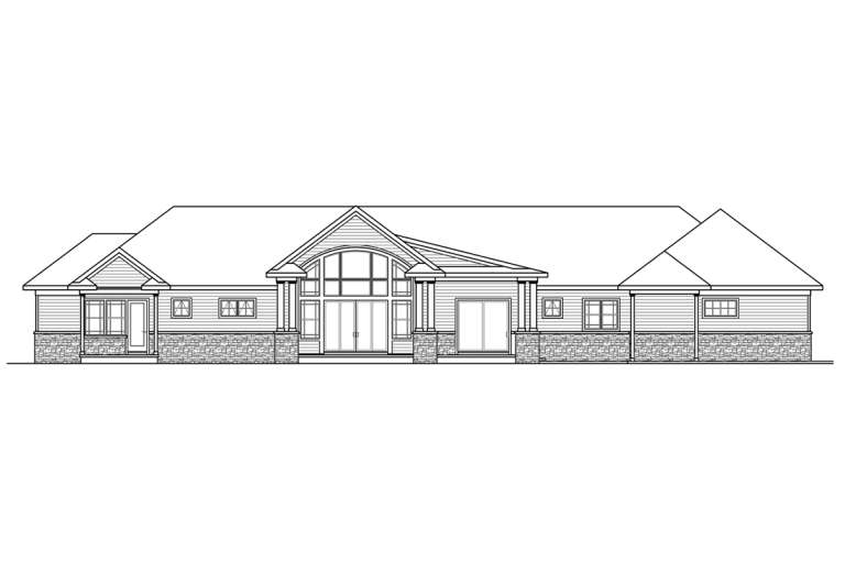 Traditional House Plan #035-00836 Elevation Photo