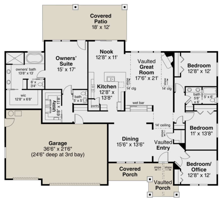 House Plan House Plan #23590 Drawing 1