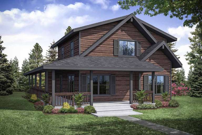 House Plan House Plan #23591 Front Elevation 