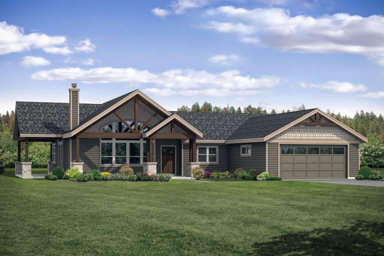 House Plan House Plan #23592 Front Elevation 