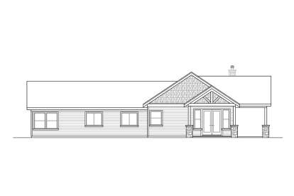 Craftsman House Plan #035-00840 Elevation Photo