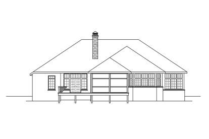 Traditional House Plan #035-00846 Elevation Photo