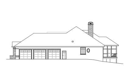 Traditional House Plan #035-00846 Elevation Photo