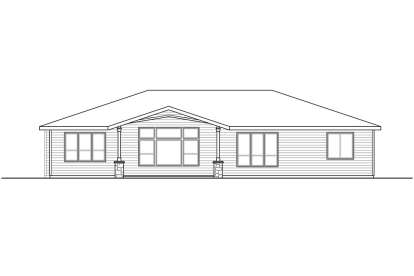 Ranch House Plan #035-00847 Elevation Photo