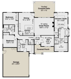 Main Floor for House Plan #035-00847