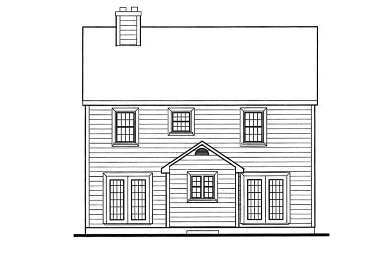 Country House Plan #033-00045 Elevation Photo