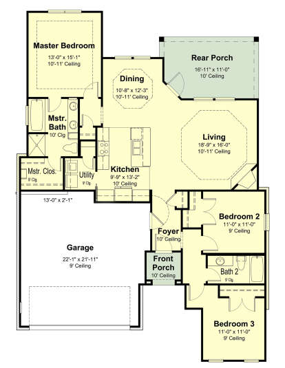 Main Floor for House Plan #7516-00018