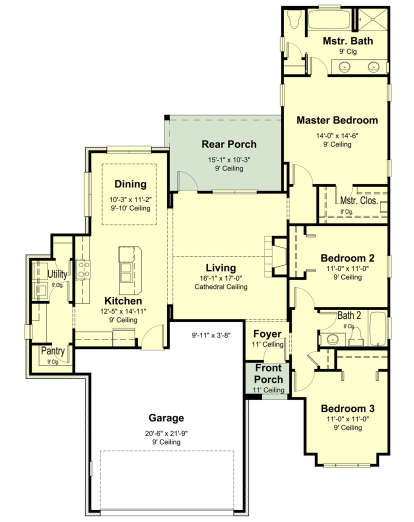 Main Floor for House Plan #7516-00019