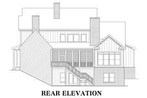 Modern Farmhouse House Plan #009-00277 Elevation Photo