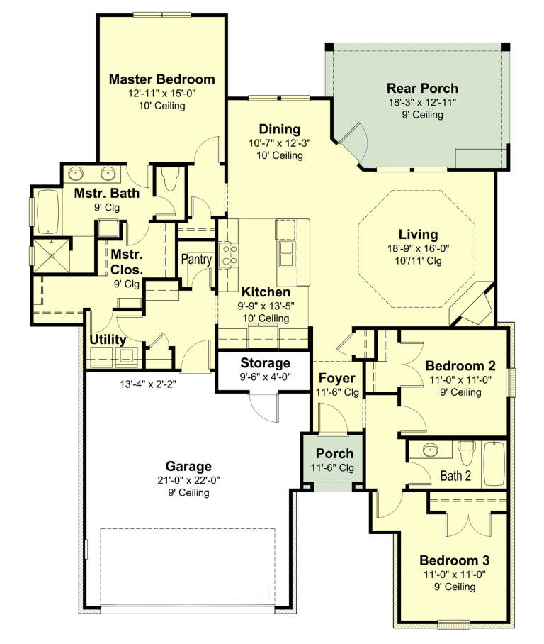 House Plan House Plan #23604 Drawing 1
