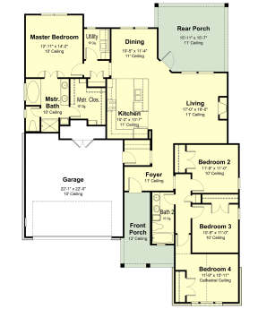 Main Floor for House Plan #7516-00024