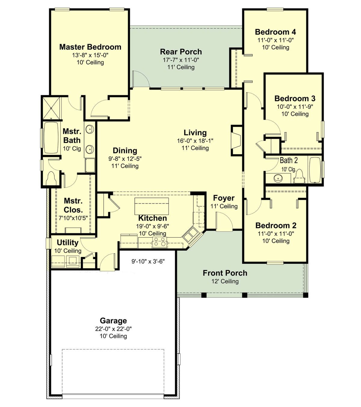 Main Floor for House Plan #7516-00025