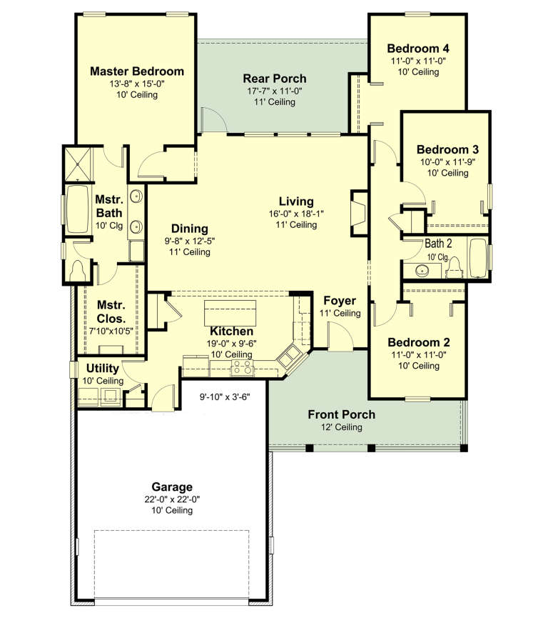 House Plan House Plan #23608 Drawing 1