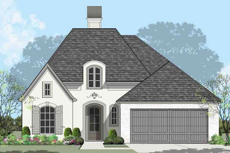 French Country House Plan #7516-00027 Elevation Photo