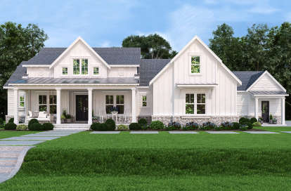 3 Bed, 3 Bath, 2484 Square Foot House Plan - #4195-00032