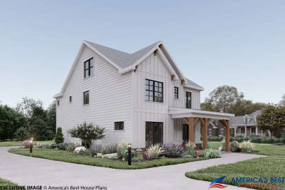 Modern Farmhouse House Plan #009-00278 Elevation Photo