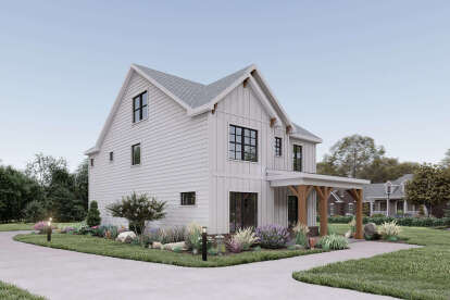 Modern Farmhouse House Plan #009-00278 Elevation Photo