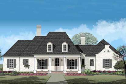 4 Bed, 3 Bath, 2838 Square Foot House Plan - #7516-00032