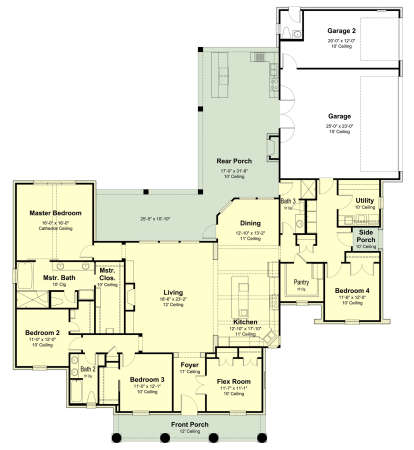 Main Floor for House Plan #7516-00032