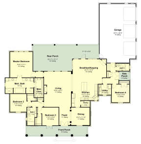 Main Floor for House Plan #7516-00033