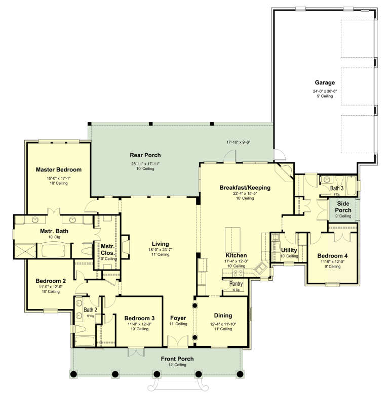 House Plan House Plan #23618 Drawing 1