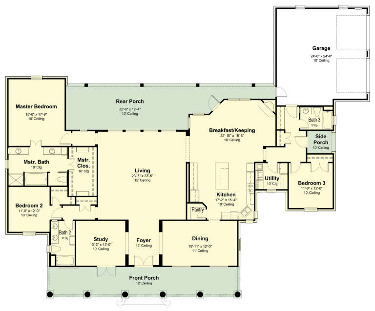 House Plan House Plan #23621 Drawing 1