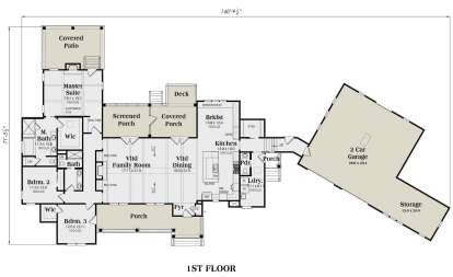 Main Floor for House Plan #009-00281