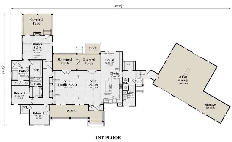 House Plan House Plan #23628 Drawing 1