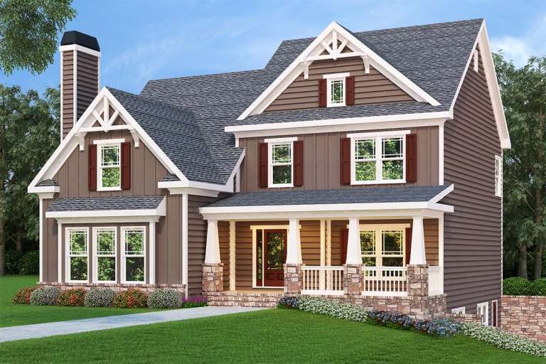 House Plan House Plan #23629 Front Elevation 