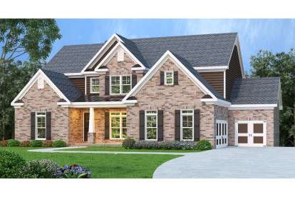 Traditional House Plan #009-00283 Elevation Photo