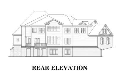 European House Plan #009-00284 Elevation Photo