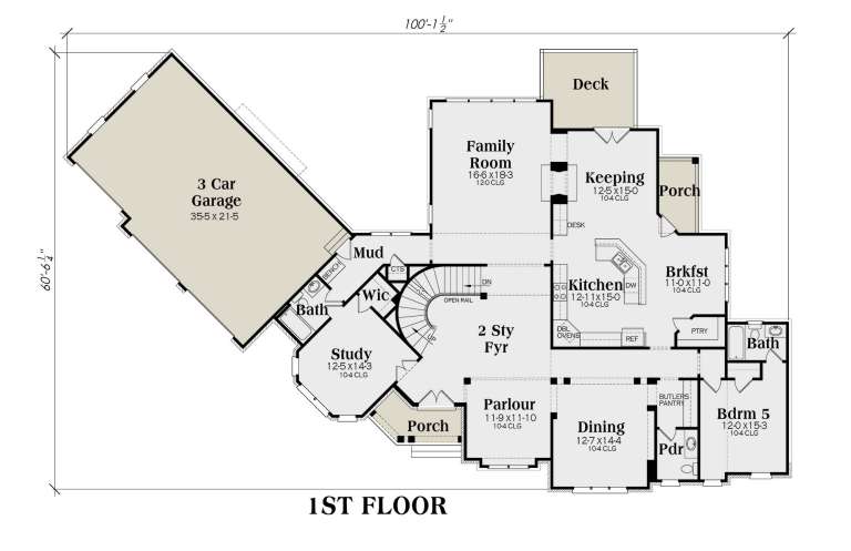 House Plan House Plan #23631 Drawing 1
