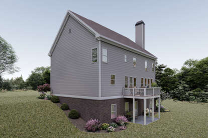 European House Plan #009-00285 Elevation Photo