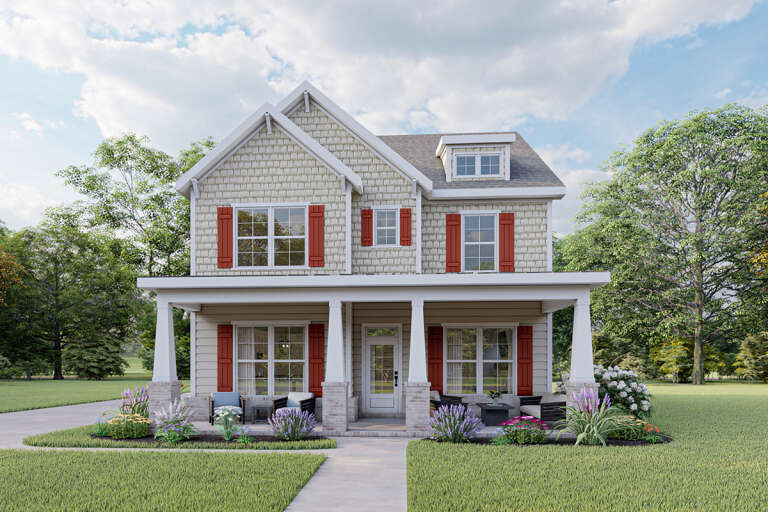 House Plan House Plan #23633 Front Elevation 