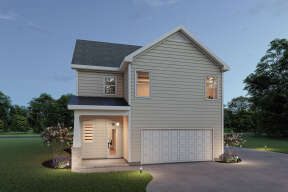 Craftsman House Plan #009-00286 Elevation Photo