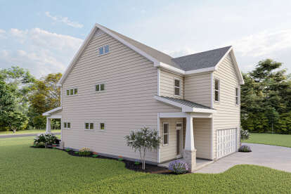 Craftsman House Plan #009-00286 Elevation Photo