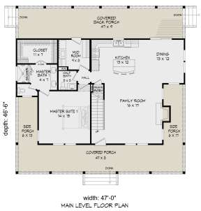 Main Floor for House Plan #940-00166