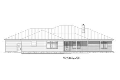 Ranch House Plan #940-00167 Elevation Photo