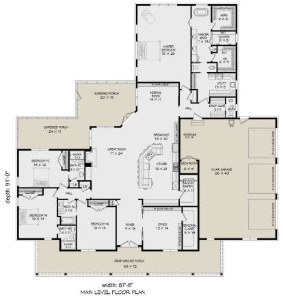 Main Floor for House Plan #940-00167