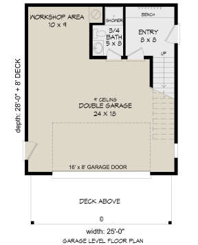 First Floor for House Plan #940-00168