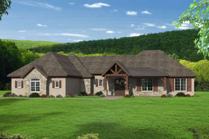 Ranch House Plan #940-00169 Elevation Photo