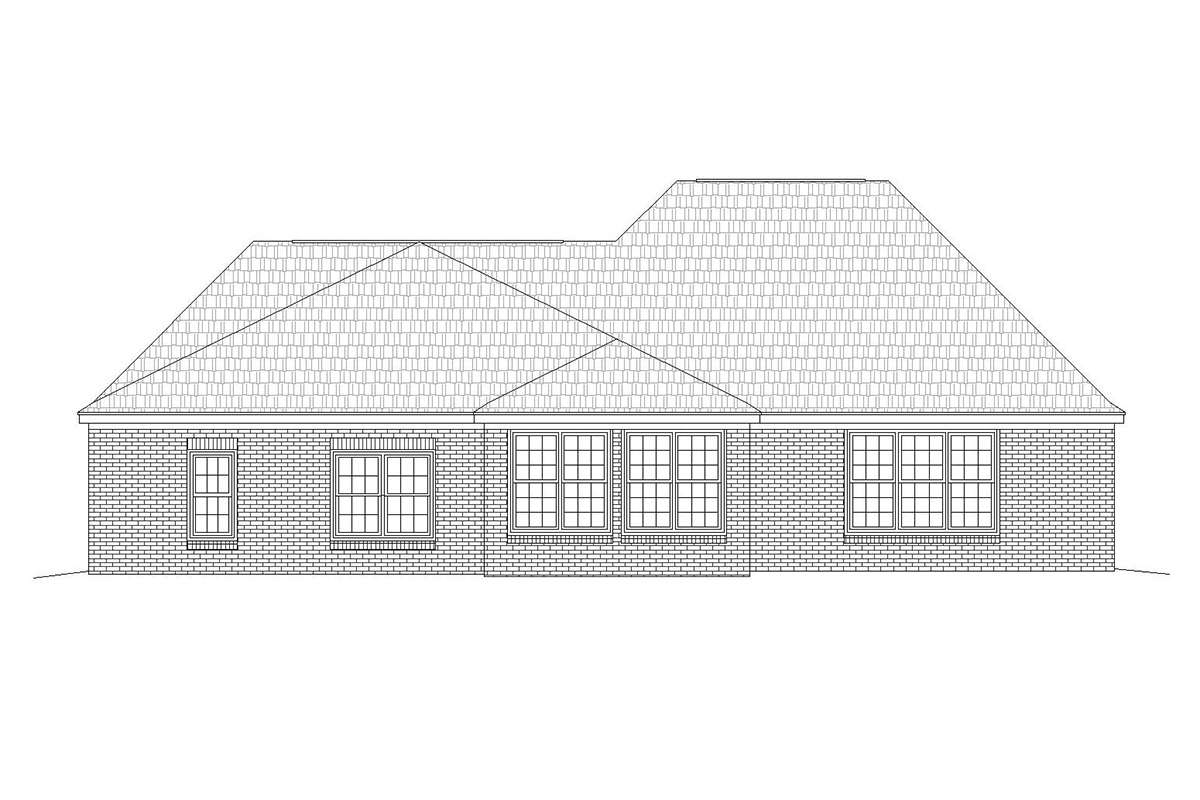Ranch House Plan #940-00170 Elevation Photo