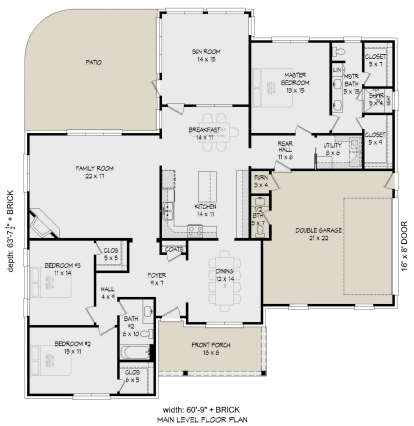 House Plan House Plan #23639 Drawing 1