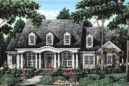 Traditional House Plan #8594-00343 Elevation Photo