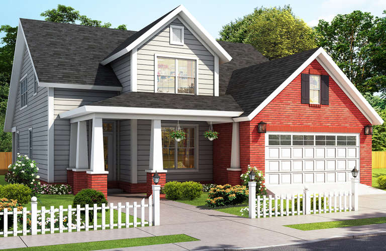 House Plan House Plan #23642 Front Elevation 