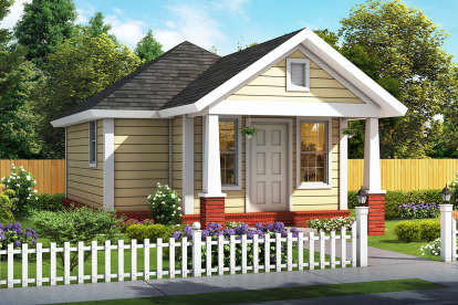 Bungalow House Plan #4848-00354 Elevation Photo