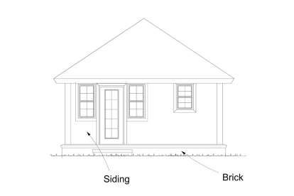Bungalow House Plan #4848-00354 Elevation Photo